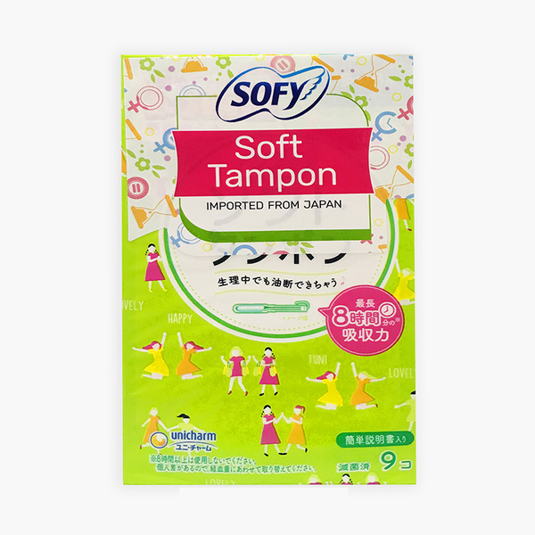 Sofy Băng vệ sinh tampon mềm mại hộp 9 miếng - nhập khẩu Nhật Bản