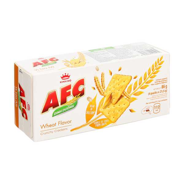 Bánh cracker lúa mì AFC 86g