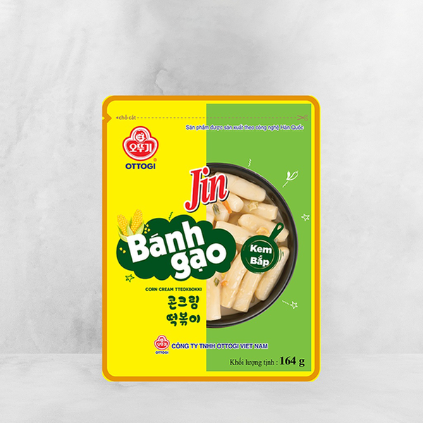 Bánh gạo Jin vị kem bắp Ottogi - Gói 164g