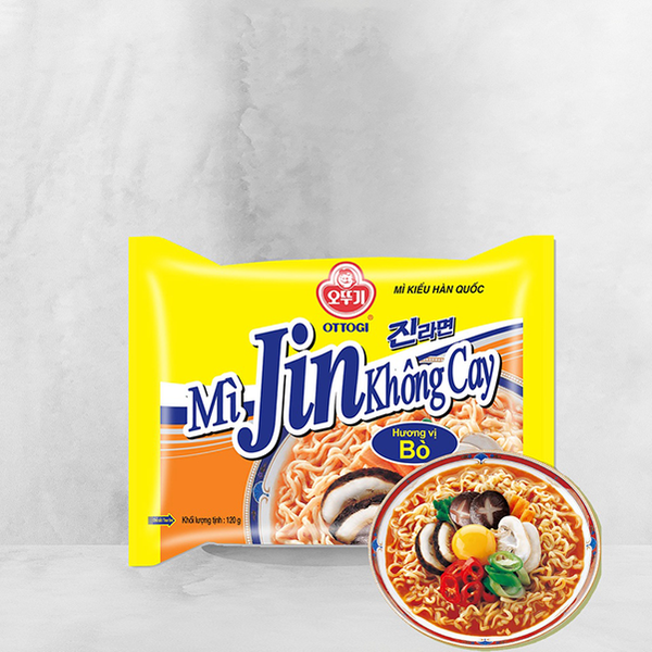 Combo 5 gói Mì Jin Không Cay Ottogi - 120g