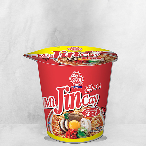 Combo 3 Ly mì Jin Cay Ottogi - 65g