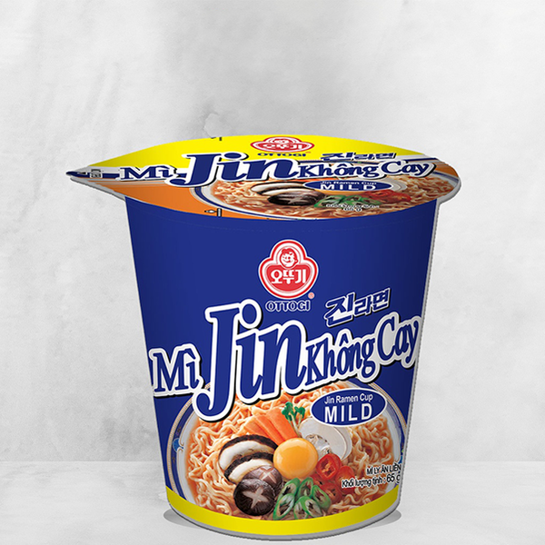 Combo 3 Ly mì Jin Không Cay Ottogi - 65g