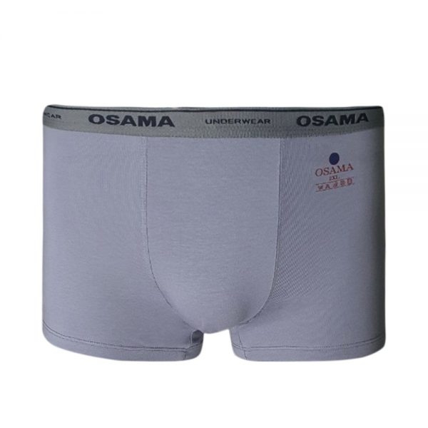 Quần boxer Osama cotton nhỏ Vĩnh Hưng - Xám trắng