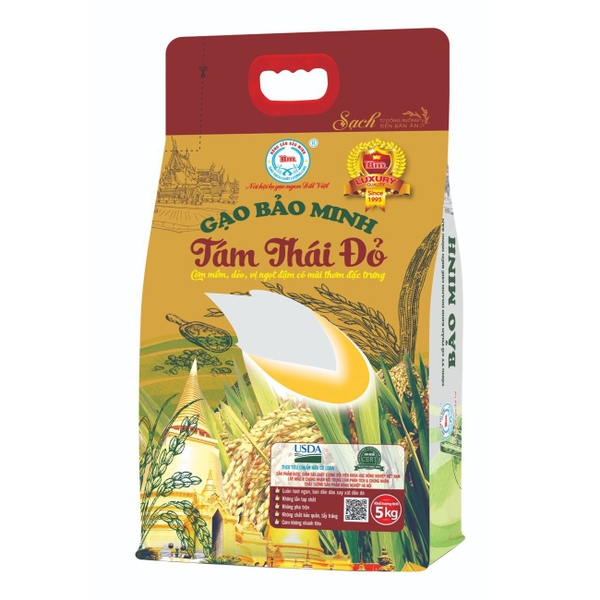 BẢO MINH Gạo Tám Thái đỏ đặc biệt 5kg