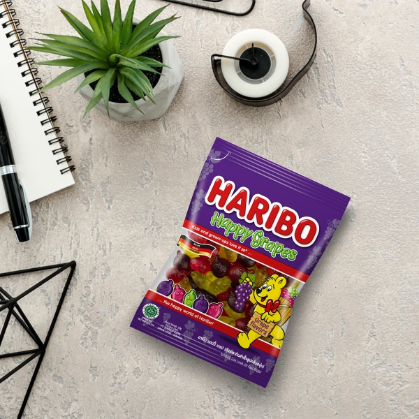 Kẹo dẻo Haribo Happy Grapes 80g