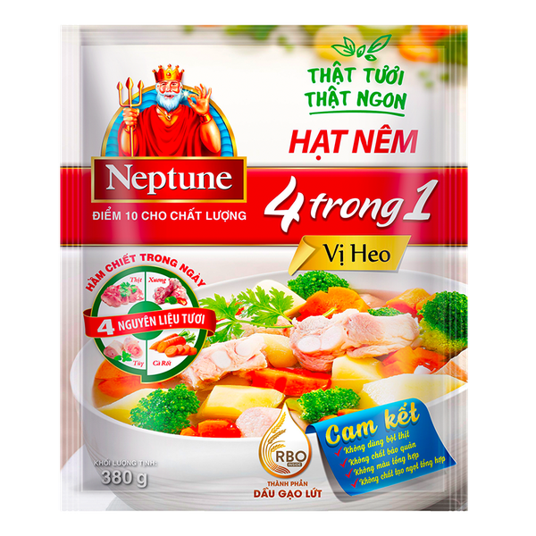 Hạt Nêm Neptune 4 trong 1 – Vị Heo gói 380g