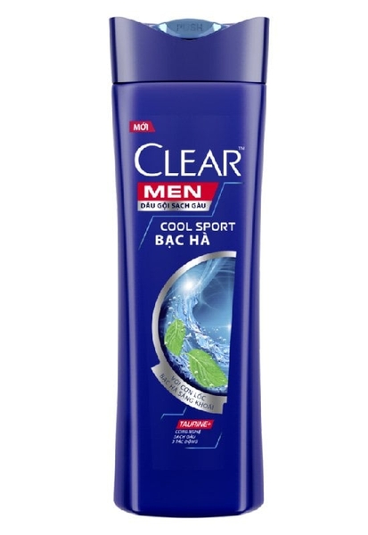 Dầu gội Clear Men mát lạnh bạc hà 170g