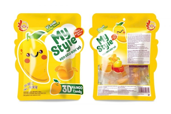 Kẹo xoài dẻo bóc vỏ 120g