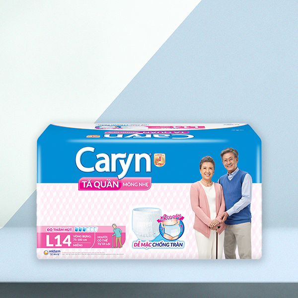 Tã quần người lớn Caryn mỏng nhẹ L14