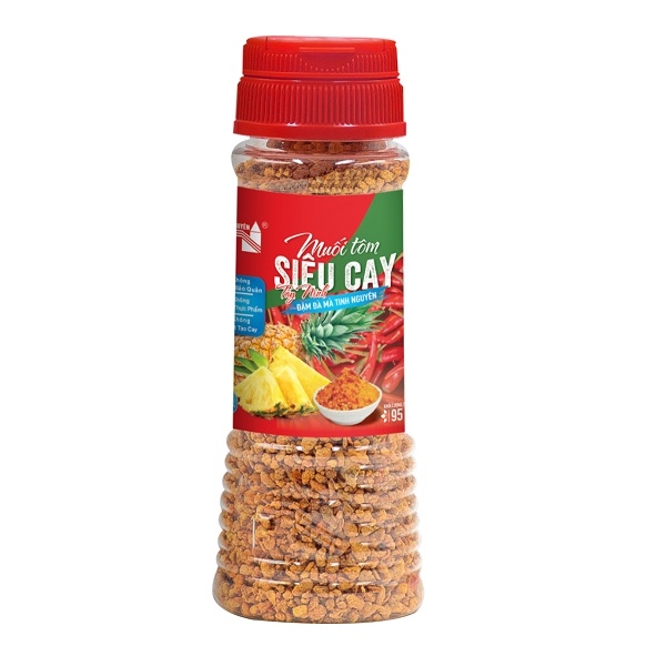 [HCM] Muối siêu cay Tinh Nguyên Super Spicy Shrimp Salt  - Hũ 95g