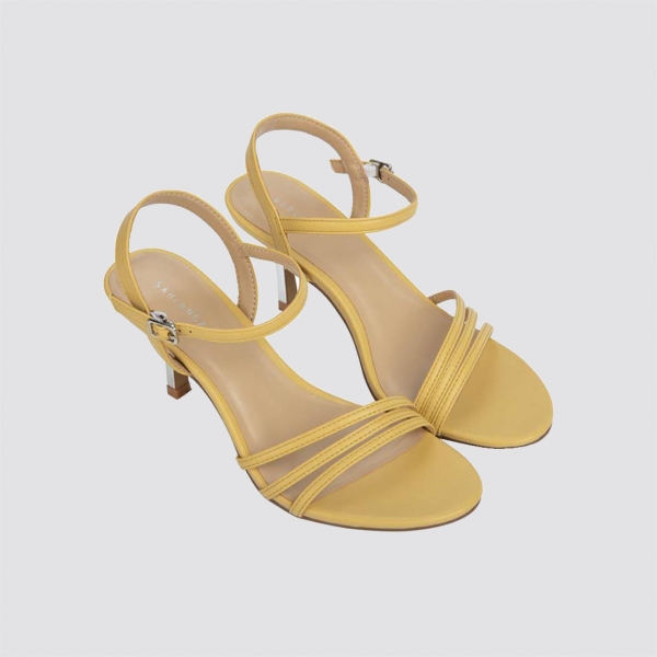 Giày sandal nhọn quai mảnh Sablanca SN0145 - Vàng tươi