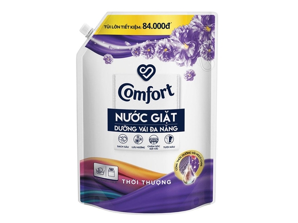 Nước giặt Comfort dưỡng vải đa năng hương thời thượng túi 3.1kg