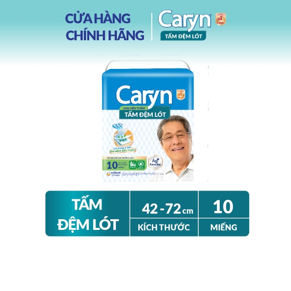 Caryn Tấm đệm lót L10 Siêu thấm giúp bảo vệ chống trào