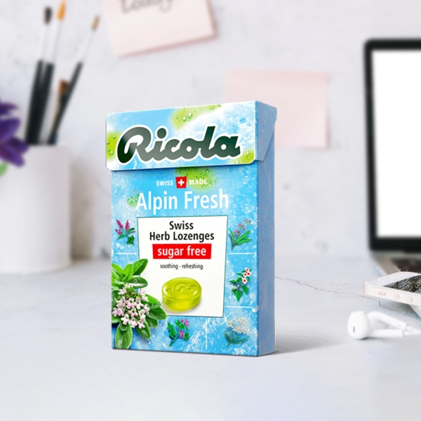 Kẹo thảo mộc Alpin Fresh hiệu Ricola - Hộp 40g