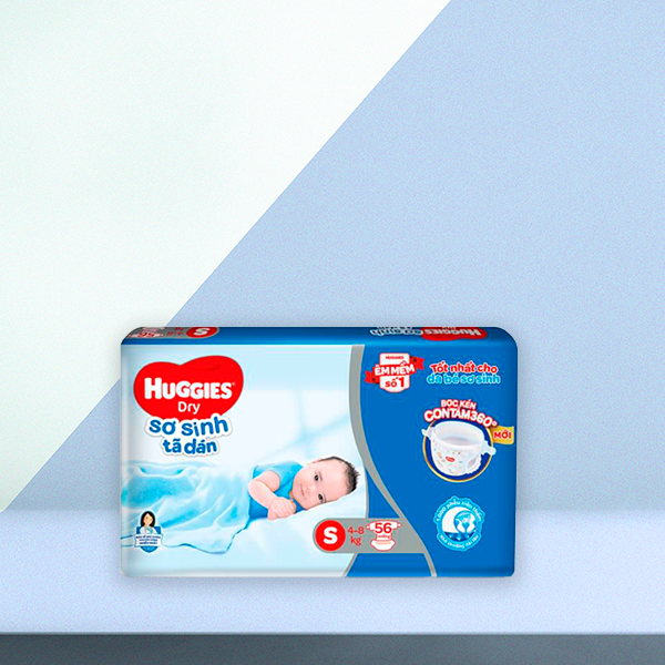 Tã/bỉm dán Huggies S56