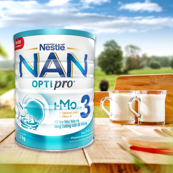 Sữa bột Nestle Nan số 3 cho bé từ 1 - 2 tuổi - 1700g