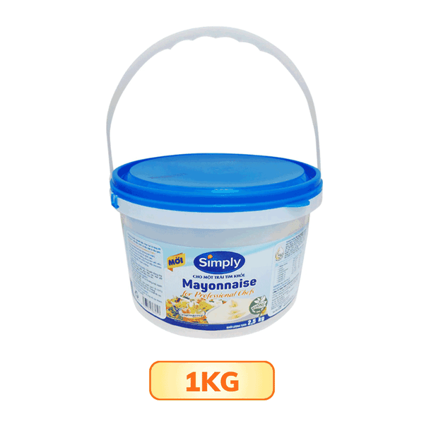 Sốt mayonnaise Simply hộp 1kg
