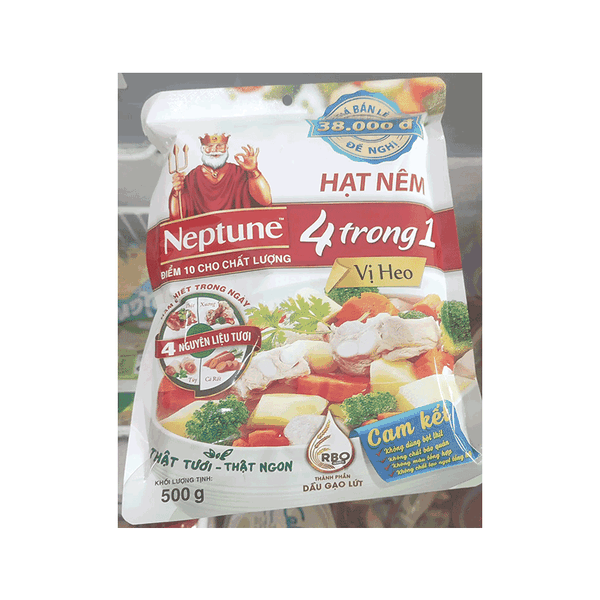 Hạt Nêm Neptune 4 trong 1 – Vị Heo gói 500g