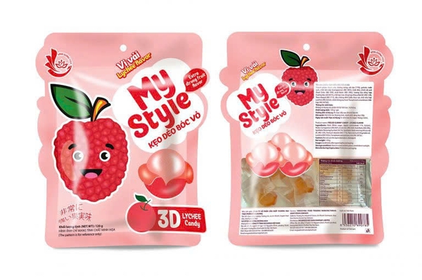 Kẹo vải dẻo bóc vỏ 120g