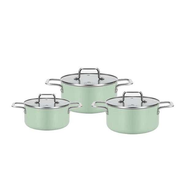 Bộ nồi chống dính men sứ Elmich EL-5204SK size 18,20,24cm