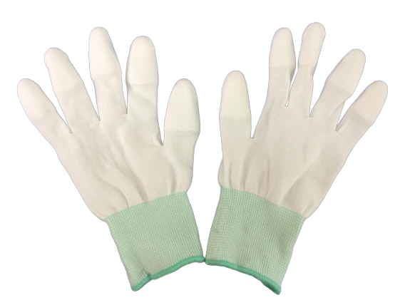 Găng Tay Pu Trắng Phủ Ngón Size M