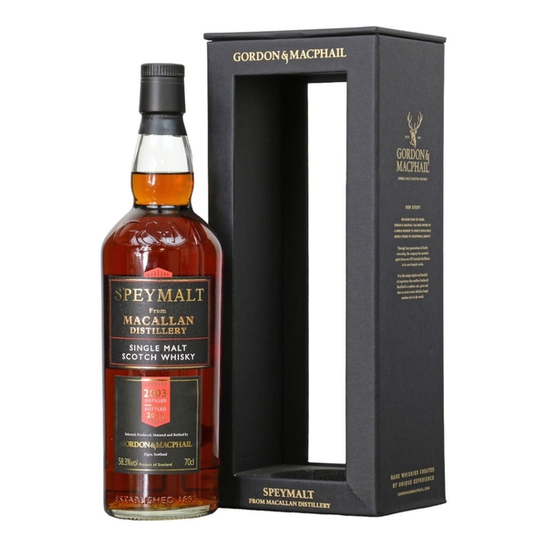 Rượu whisky đơn Scotland Macallan 1971 Gordon & Macphail đóng chai năm 2009