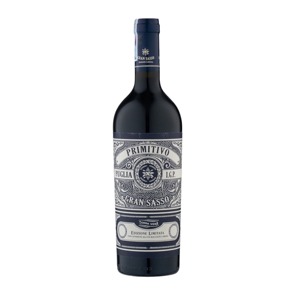 Rượu vang đỏ Ý Gran Sasso Primitivo