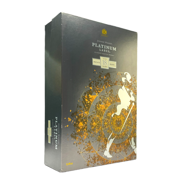 Hộp rượu whisky pha trộn Scotland Johnnie Walker Platinum Label 18 năm