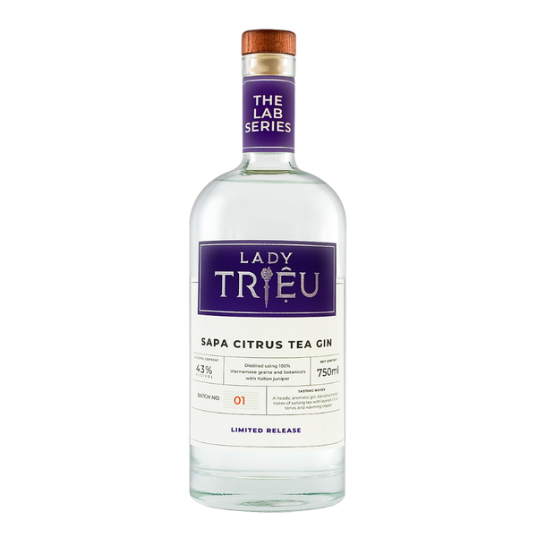 Rượu gin Việt Nam Lady Triệu - Sapa Citrus Tea Gin