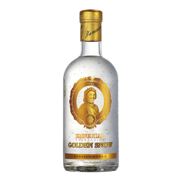 Rượu vodka Nga vảy vàng Czar's Golden Snow - Sa Hoàng tuyết vàng