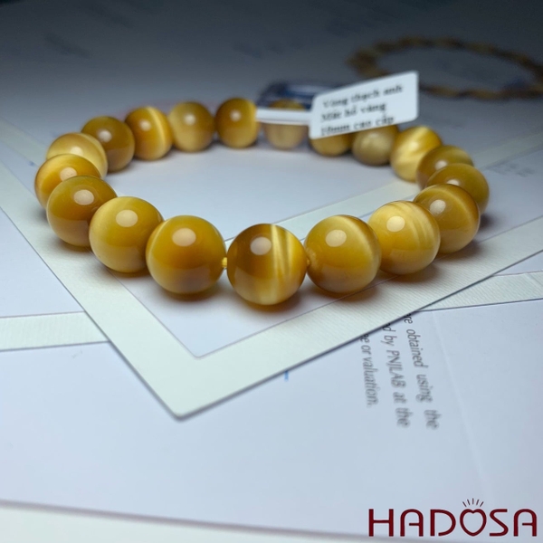 Công dụng không ngờ của vòng tay đá Mắt Hổ vàng