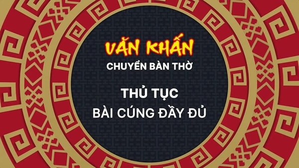 Văn Khấn Chuyển Bàn Thờ: Nghi Thức Và Lời Văn Chuẩn