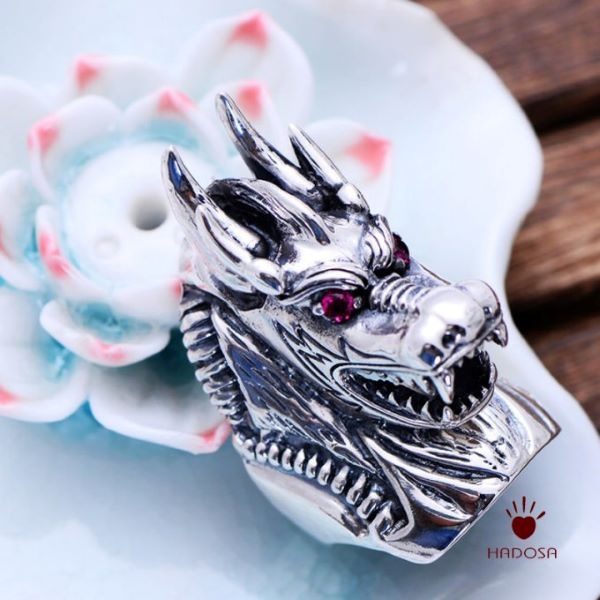 Ý nghĩa nhẫn bạc Thái nam hình đầu rồng