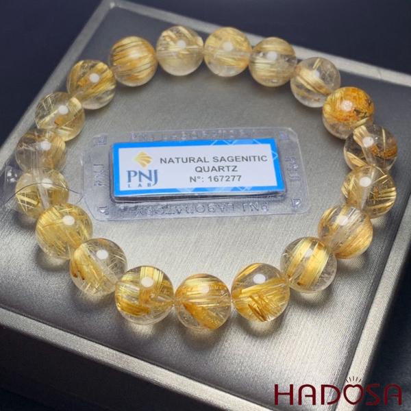Mẹo chọn vòng tay đá Thạch Anh tóc vàng chuẩn