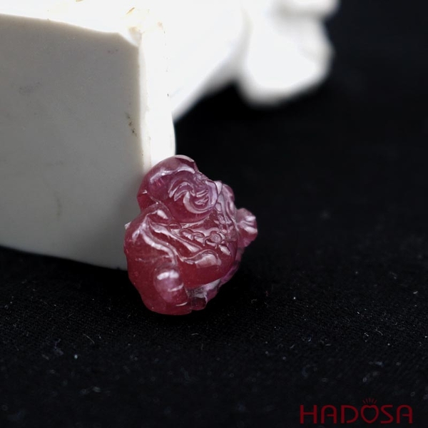 Tượng ruby Di Lặc đỏ tươi | HADOSA