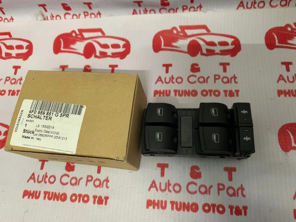 4F0959851G-Công tắc lên xuống kính tổng xe Audi Q7, A6, A3 - 4F0959851G