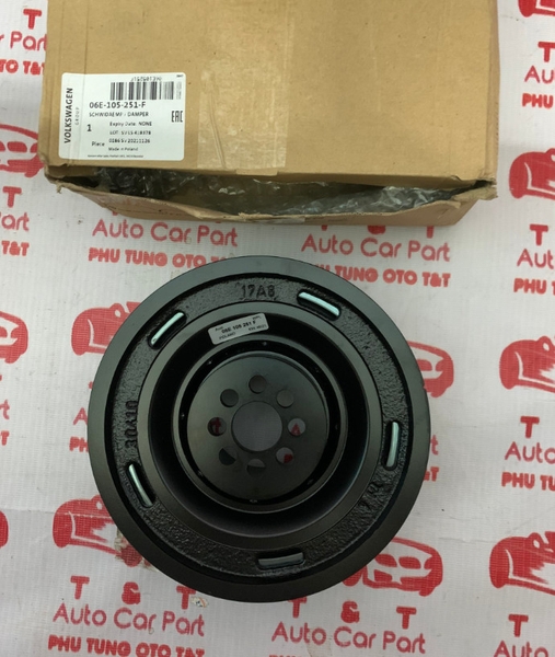 06E105251F-Pu ly trục cơ AUDI A4 A5 Q5 Q7 chính hãng - 06E105251F
