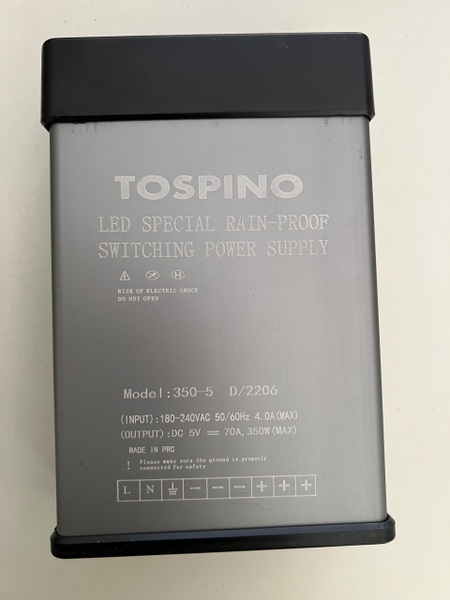 Nguồn LED 5V 70A 350W ngoài trời chống nước