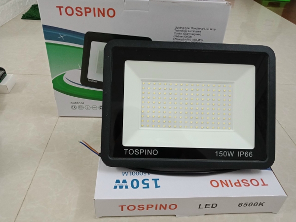 Đèn Pha Led TOSPINO Đèn pha sân vườn, ngoài trời 150W