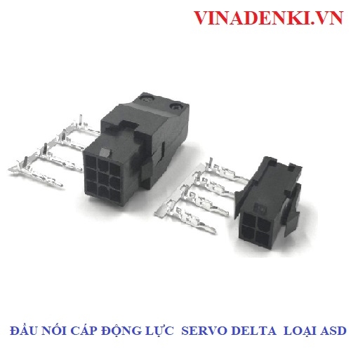 Đầu nối cáp động lực Servo Delta - ASDBCNEP0000