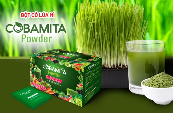 Bột cỏ lúa mì COBAMITA Powder 30 gói