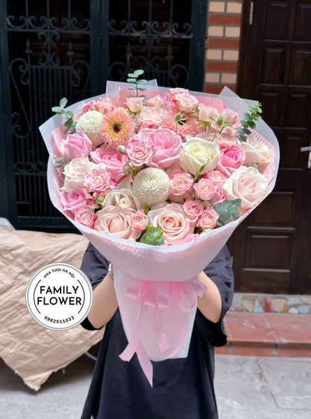 bó hoa  chúc mừng sinh nhật