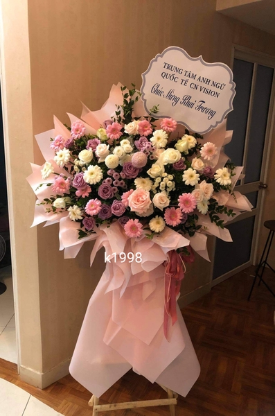 HOA KHAI TRƯƠNG Ở CẦU GIẤY - HÀ NỘI , CÂY HOA CHÚC MỪNG KHAI TRƯƠNG