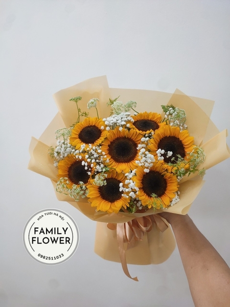 BÓ HOA HƯỚNG DƯƠNG CHÚC MỪNG BẠN TỐT NGHIỆP - HOA TỐT NGHIỆP HÀ NỘI