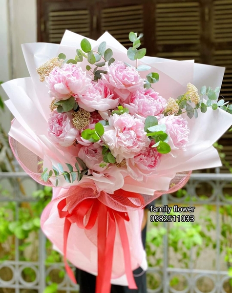 BÓ HOA MẪU ĐƠN TẶNG MẸ TẠI HÀ NỘI