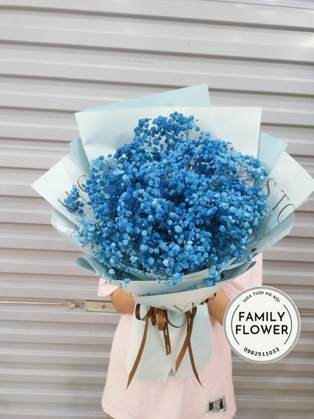 BÓ HOA BABY XANH CHÚC MỪNG SINH NHẬT Ở HÀ NỘI , BÓ HOA SINH NHẬT HÀ NỘI