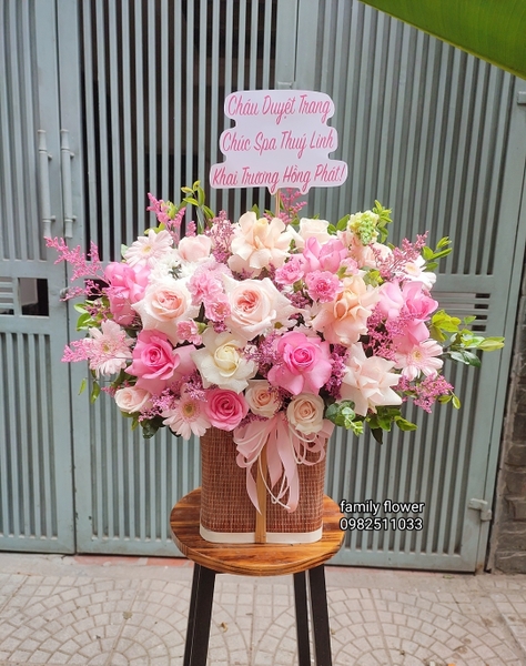 HOA CHÚC MỪNG KHAI TRƯƠNG Ở CẦU GIẤY . HOA KHAI TRƯƠNG CẦU GIẤY