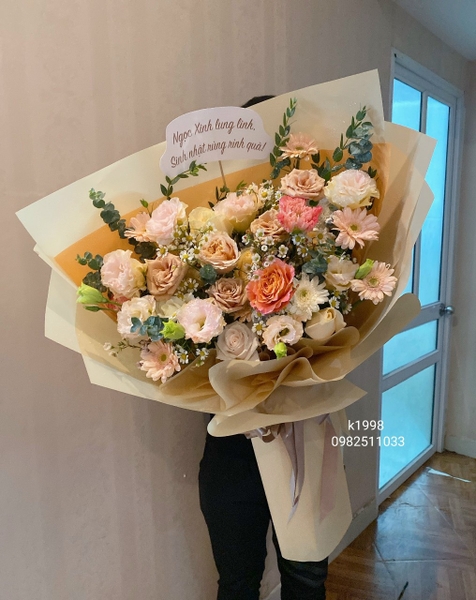 BÓ HOA TẶNG NAM , CHÚC MỪNG SINH NHẬT CHỒNG , BỐ , ANH TRAI TẠI HÀ NỘI