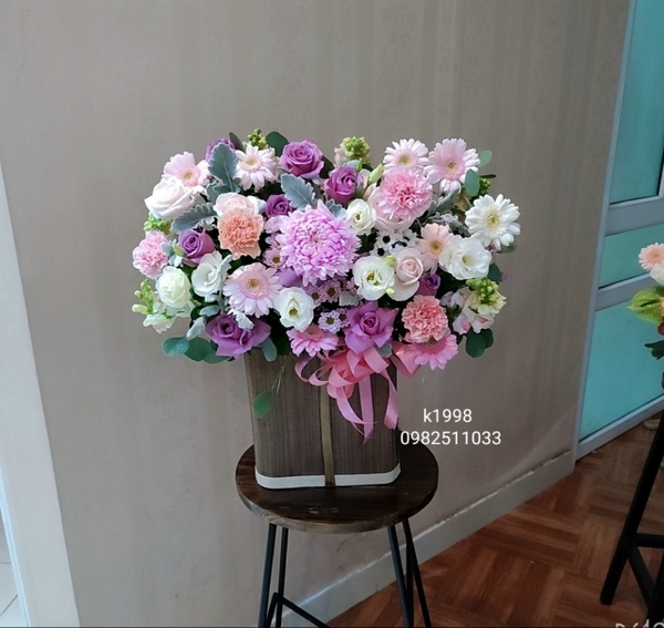 LẴNG HOA CHÚC MỪNG SINH NHẬT CON GÁI DIỆU . HOA SINH NHẬT CON GÁI Ở HÀ NỘI