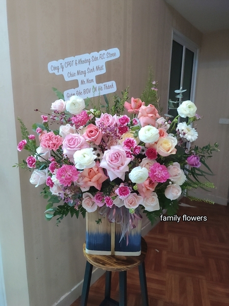 LẴNG HOA SINH NHẬT , HOA SINH NHẬT Ở QUẬN CẦU GIẤY - HÀ NỘI